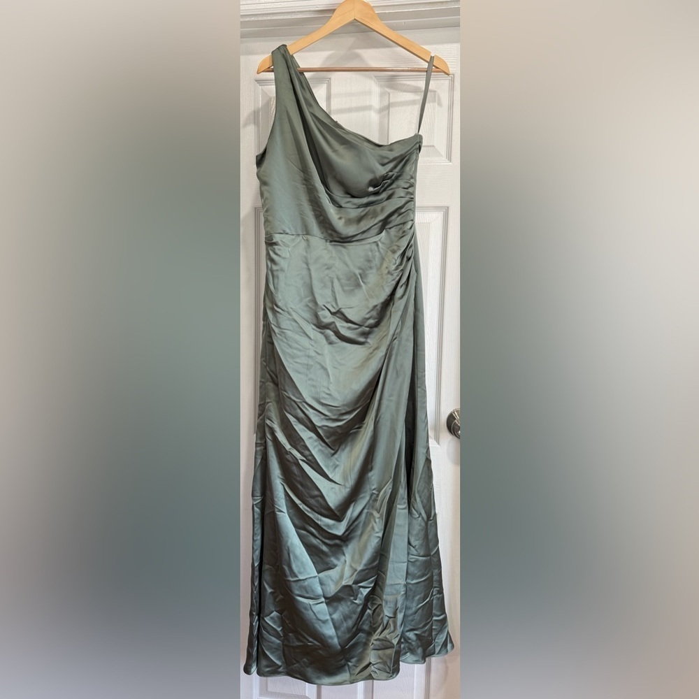 Mori Lee Sage Green Gown - Picture 6 of 6